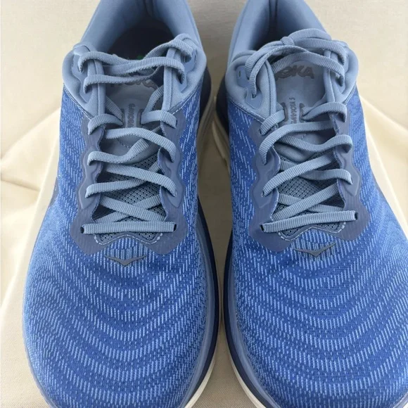 Hoka Men's Blue Athletic Running Shoe - Slate Accents - Picture 3 of 8